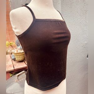 Vintage early 90’s stretch velvet cami